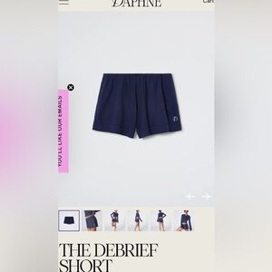 Elegant Navy Women's Athletic Shorts